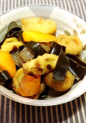 南信州発☆凍み大根の煮物-レシピのメイン写真