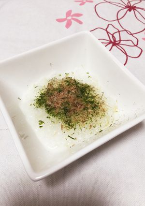 離乳食♡お粥に青のりおかか♡-レシピのメイン写真