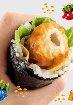 縁起よし！百年ちくわで恵方巻-レシピのメイン写真