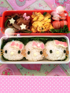 キャラ弁 キティーちゃん-レシピのメイン写真