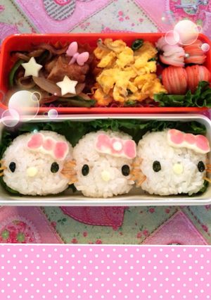 キャラ弁 キティーちゃん-レシピのメイン写真