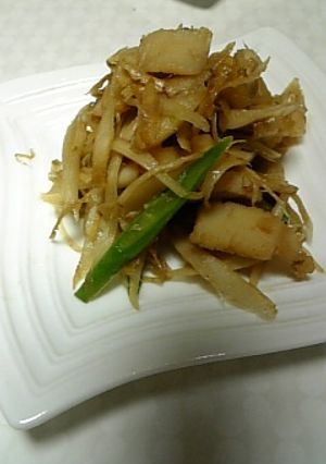 新ごぼうとホタテの和風炒め♪-レシピのメイン写真