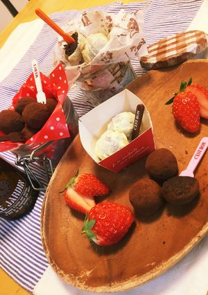 バレンタインに♪子供も簡単トリュフケーキ-レシピのメイン写真