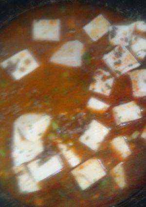 フライ麺とマーボー豆腐の掛け合わせ　簡単-レシピのメイン写真