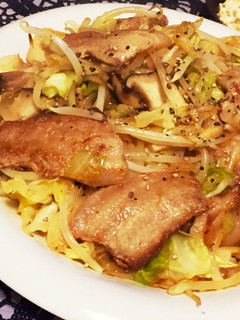 豚バラ肉と野菜のバター醤油炒め-レシピのメイン写真