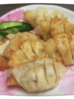 豆腐&キノコ♪パリパリ♫揚げ餃子-レシピのメイン写真