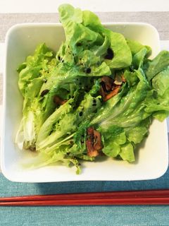 なんでもレタスのホットサラダ-レシピのメイン写真