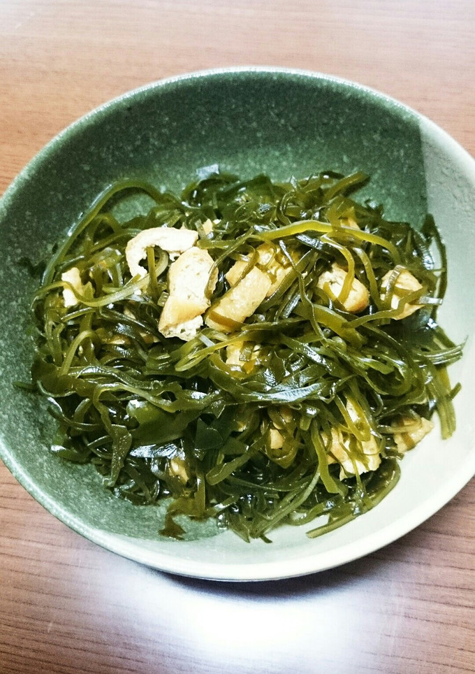切り昆布と油揚げの炒め煮-レシピのメイン写真