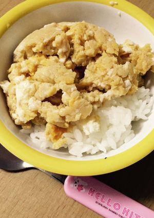 忙しい朝のこどもごはん♡たまご丼-レシピのメイン写真