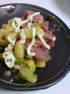 マグロとコロコロアボカド長芋キューリ和え-レシピのメイン写真