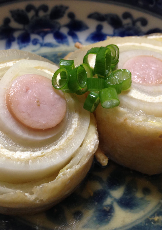 ウインナーのうすあげ大根で和風ロール-レシピのメイン写真