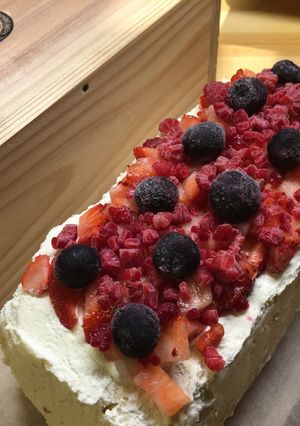 低糖質　簡単　おからの苺のケーキ-レシピのメイン写真