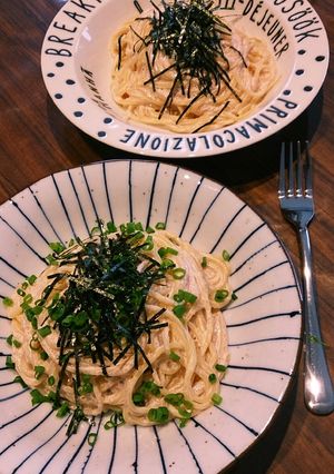 簡単☆濃厚明太子クリームパスタ-レシピのメイン写真