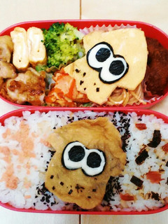 スプラトゥーンのイカ のお弁当-レシピのメイン写真