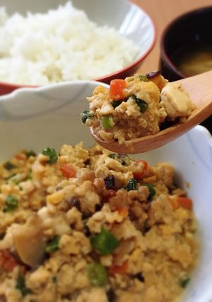 親子三代スグレものレシピ✿炒り豆腐-レシピのメイン写真