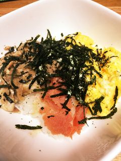 絶品!簡単!明太子と卵と豚の丼ぶり☆-レシピのメイン写真