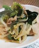 ほうれん草と豚肉のみぞれ煮☆簡単☆