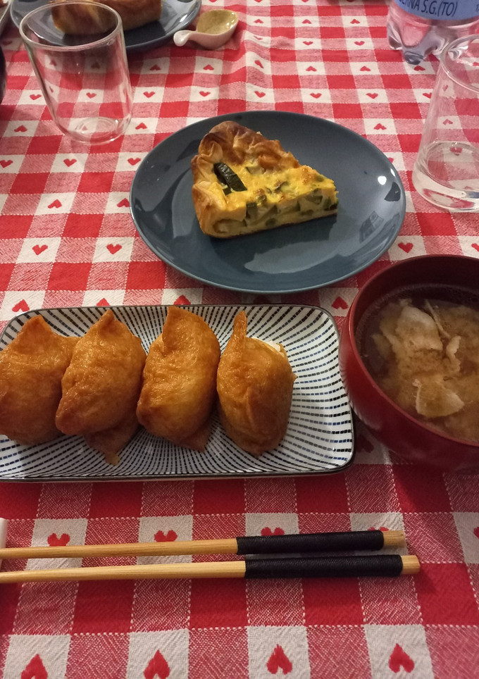 覚書:　りんご酢の酢飯でお稲荷さん-レシピのメイン写真