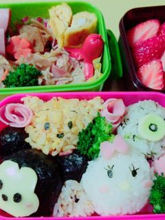 ツムツム弁当-レシピのメイン写真