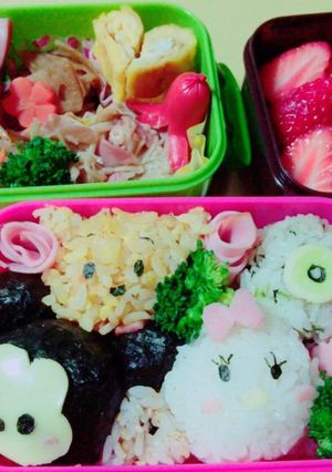 ツムツム弁当-レシピのメイン写真