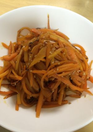 簡単人参消費！にんじんのきんぴら！-レシピのメイン写真
