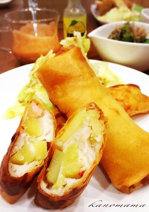 じゃがバタ春巻き♪-レシピのメイン写真