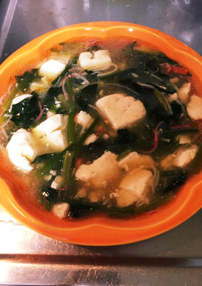 簡単うまい！ほうれん草と豆腐の中華スープ-レシピのメイン写真