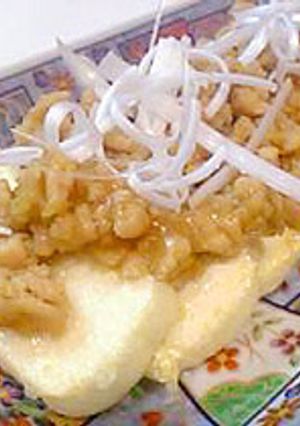 豆腐のゆずみそそぼろあんかけ-レシピのメイン写真