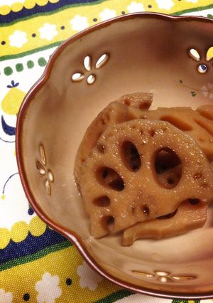 あまーい♡レンコンの煮物-レシピのメイン写真