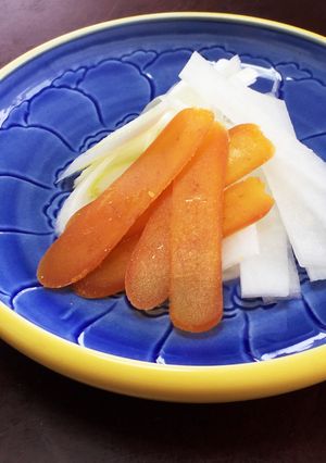 塩漬け生カラスミの調理法-レシピのメイン写真