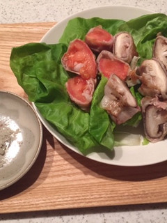 トマトと椎茸の肉巻き-レシピのメイン写真