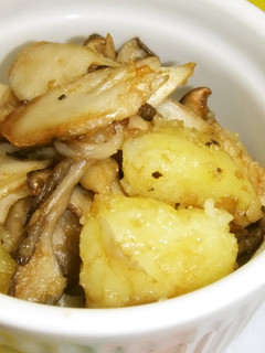 じゃがバタきのこの焦がし醤油-レシピのメイン写真