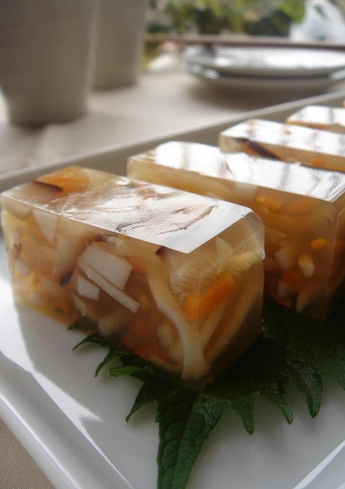 かまぼこと野菜の煮こごり-レシピのメイン写真