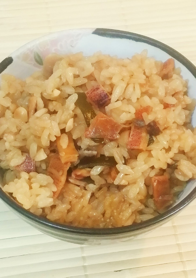 3種の乾物で♡旨みたっぷり炊き込みご飯-レシピのメイン写真