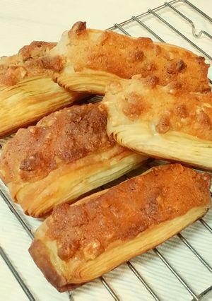 ザクザク♡胡桃入りマカロンデニッシュ-レシピのメイン写真