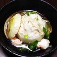 チンして簡単カブの肉詰めあんかけ