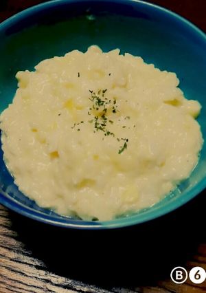 チーズリゾット風卵粥-レシピのメイン写真