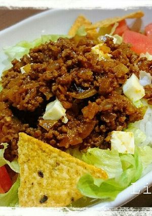 モリモリ食べちゃう＊簡単＊タコライス-レシピのメイン写真