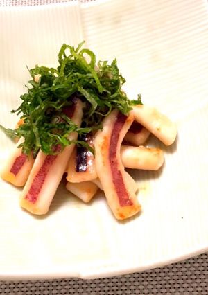 いかのにんにくバター醤油炒め-レシピのメイン写真
