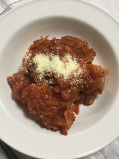 スペイン風イカ飯のトマト煮込み-レシピのメイン写真
