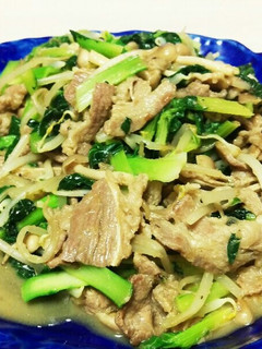 牛肉とターツァイの炒めもの-レシピのメイン写真