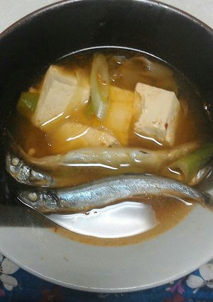 ししゃもと豆腐のピリ辛スープ-レシピのメイン写真