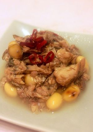 酢大豆と鯖の水煮をあえるだけで超つまみ！-レシピのメイン写真