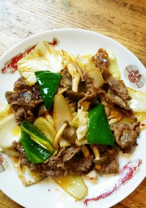 牛肉と野菜のピリ辛オイスター炒め。-レシピのメイン写真