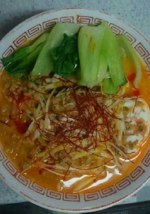 本格的！ごま、お肉たっぷり担々麺-レシピのメイン写真