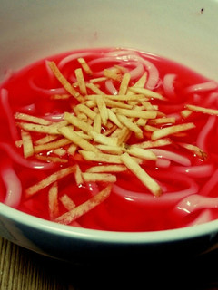 赤いうどん-レシピのメイン写真