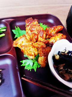 からあげ変身!ピリ辛韓国風からあげ-レシピのメイン写真