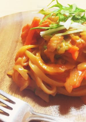 トマト缶で！簡単＊トマトクリームパスタ-レシピのメイン写真