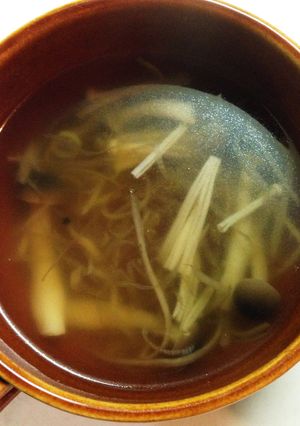 ごぼうときのこの快腸コンソメスープ♪-レシピのメイン写真