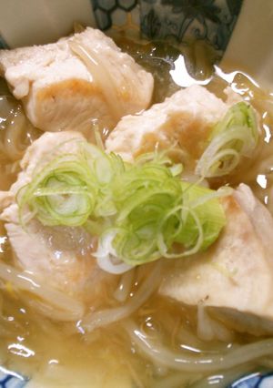 白だしで簡単♪鶏むね肉のもやし餡掛け！！-レシピのメイン写真